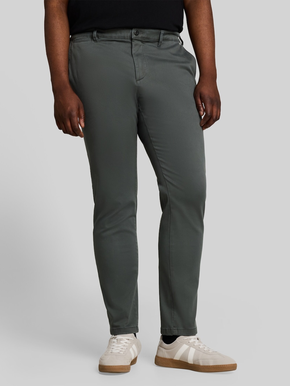 Regular Fit Chino Hose im Washed-Look