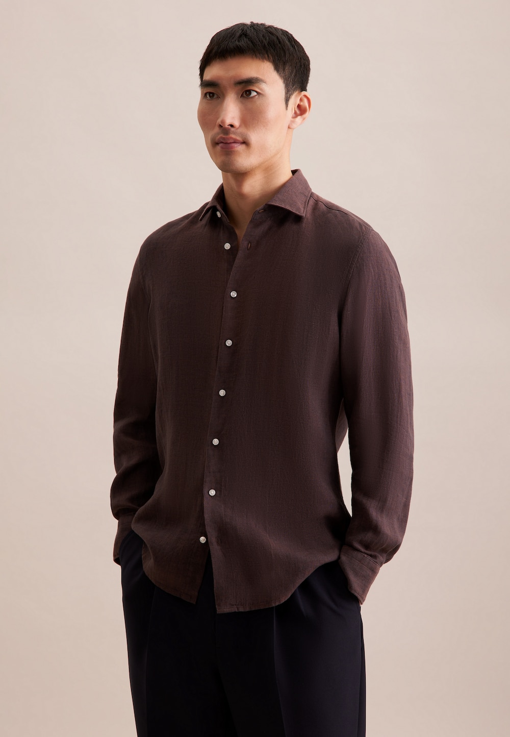 Herren Business Hemd - Uni