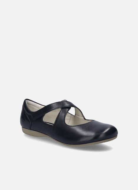 Damen Ballerina Fiona 72, schwarz