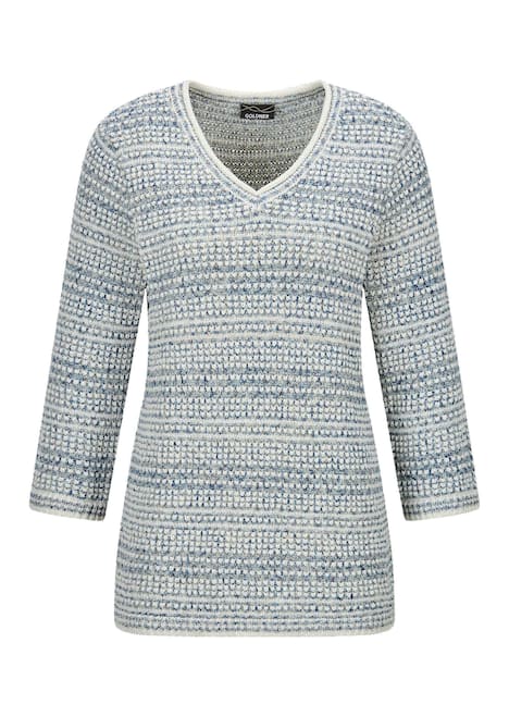 Strukturpullover mit 3D-Effekt