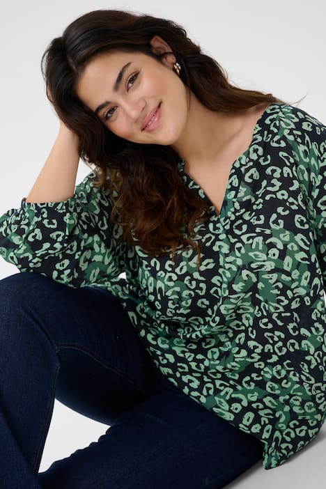 Kurzarm-Bluse Regular fit