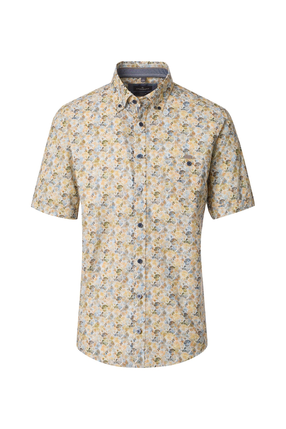 Freizeithemd Kurzarm Print Casual Fit