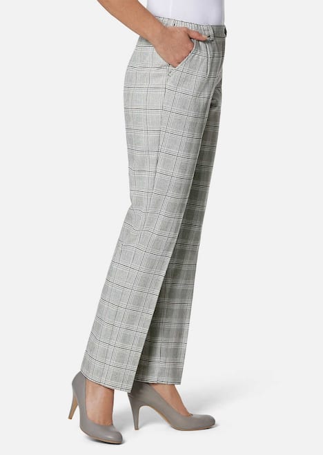 GOLDNER Geruite broek, classic model Geruite broek, comfort model