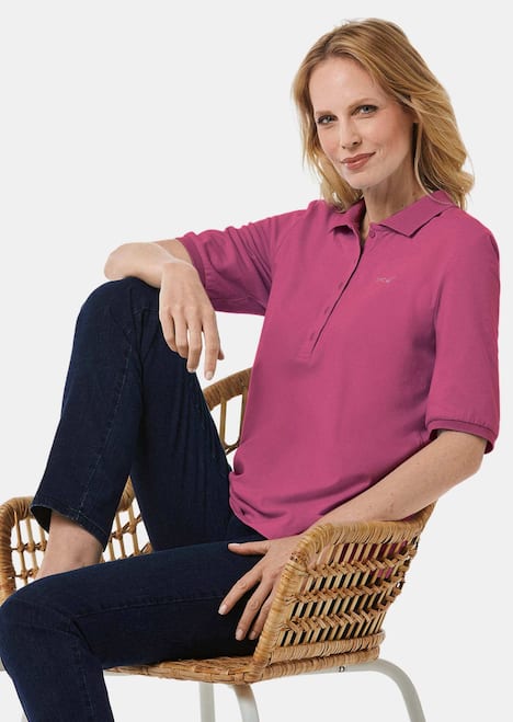 Poloshirt in hochwertiger Pikee-Qualität