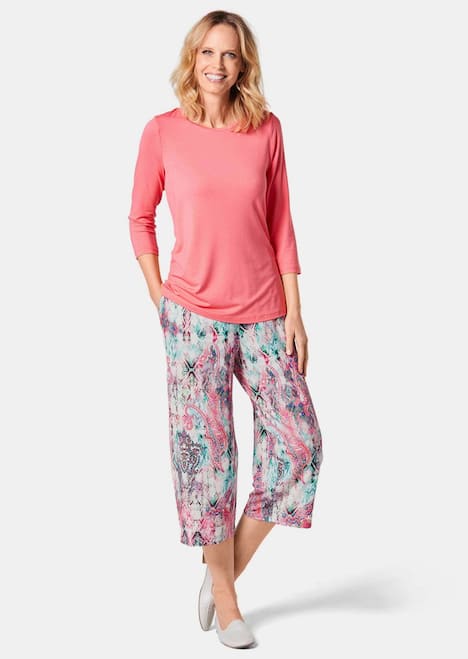 GOLDNER Jersey culotte VERA Jersey culotte VERA met kleurrijke print