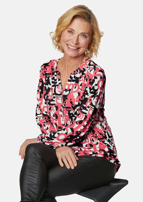 Weiche Jerseybluse mit wundervollem Druck
