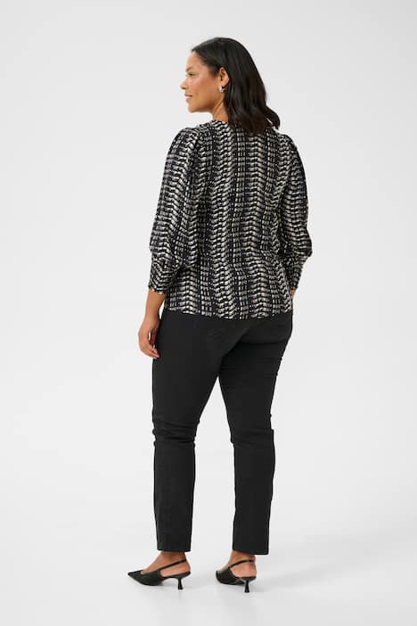 Langarm-Bluse Regular fit