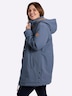 Outdoorjacke Parka mit kuscheligem Teddyfutter Langarm Stehkragen