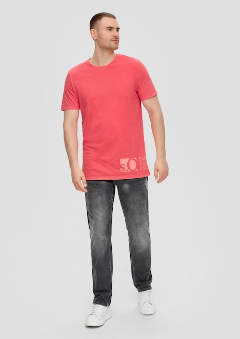 T-Shirt mit Logo-Patch