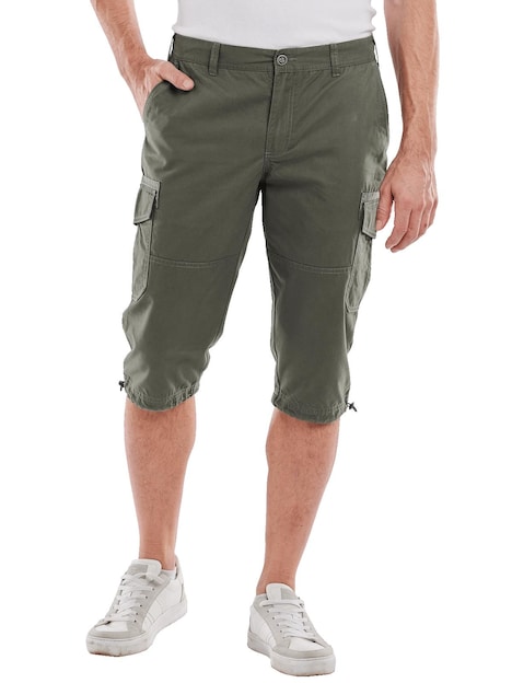 Herren Capri-Hose regular , Khaki