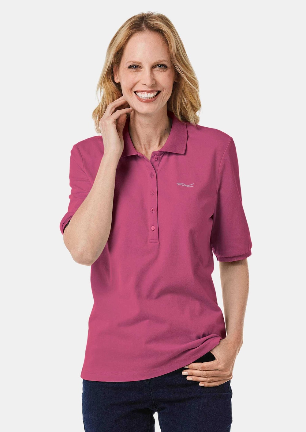 Poloshirt in hochwertiger Pikee-Qualität