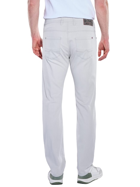 Herren Leichte superstretch Jeans , Hellgrau
