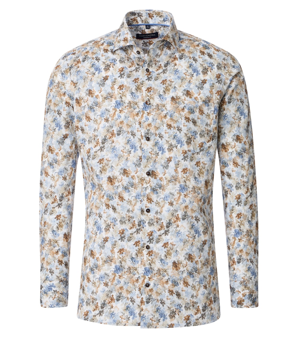 Businesshemd Print Modern Fit