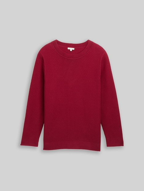 Loose Fit Strickpullover aus Baumwolle