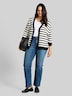 Loose Fit Cardigan mit Streifenmuster