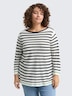 Strickpullover mit Streifenmuster