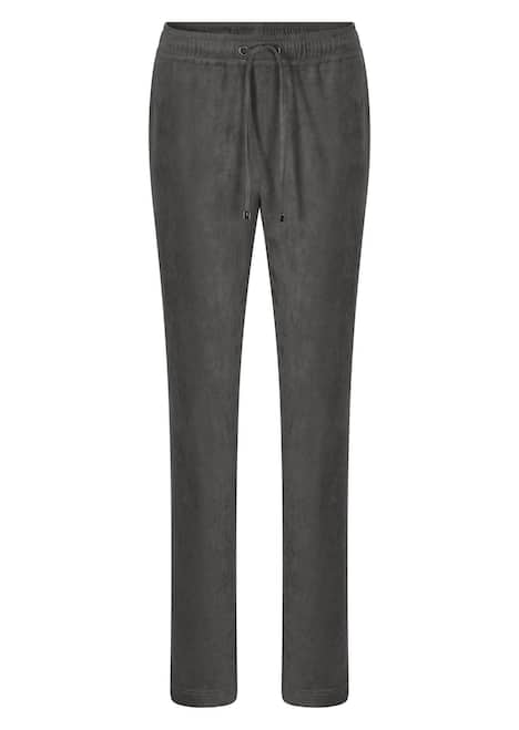 Freizeithose SARA, Veloursleder-Optik