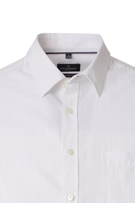 Leinenhemd uni Comfort Fit