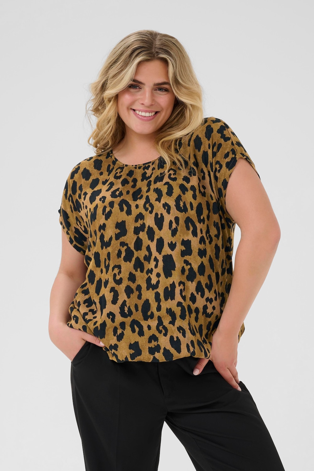 Kurzarm-Bluse Loose fit