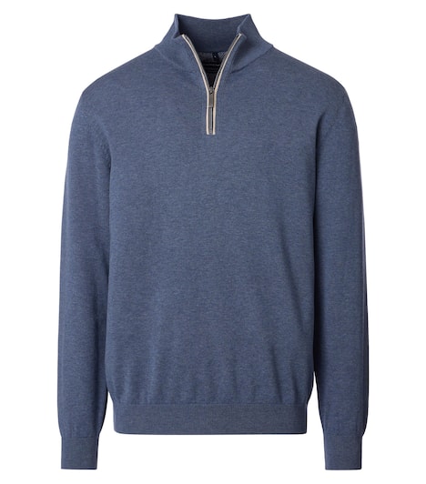Troyer uni Basic Knitwear