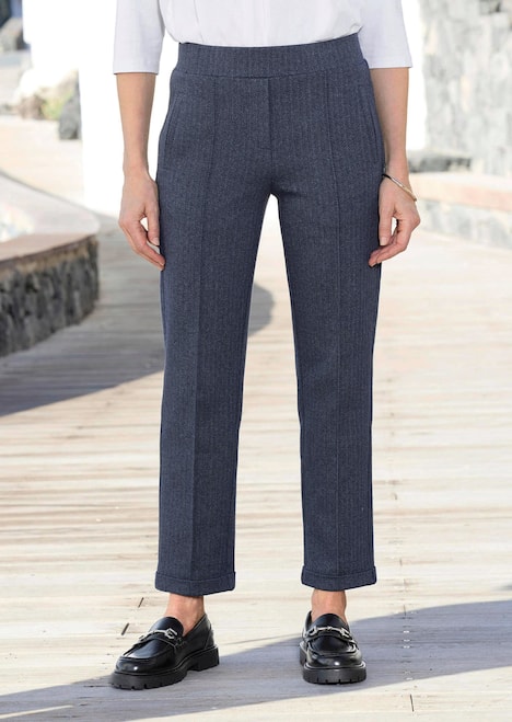 GOLDNER Broek CARLA Broek CARLA met visgraatmotief