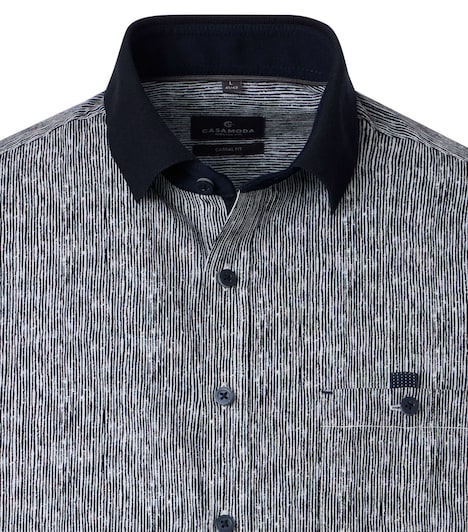 Freizeithemd Kurzarm Print Casual Fit