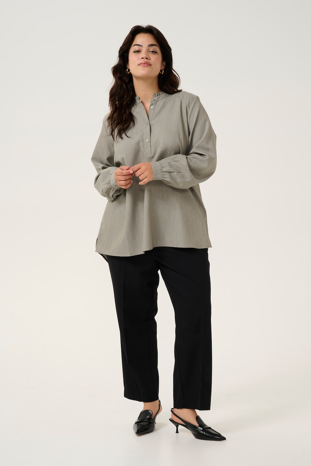 Langarm-Bluse Loose fit