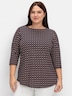 3/4-Arm-Shirt 3/4-Arm Sonstiges Muster