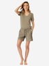 Schiesser Damen Pyjamahose Mix Relax jade