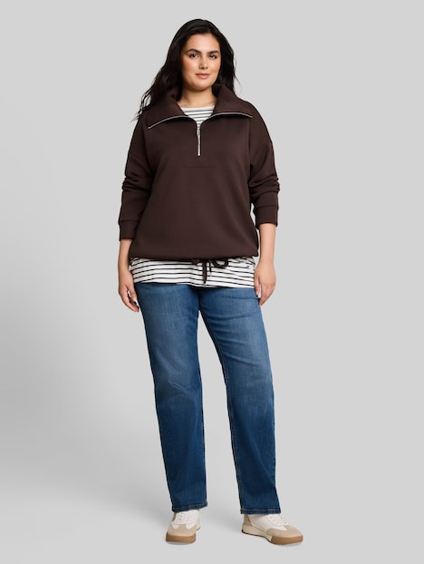 Troyer Sweatshirt aus Scuba