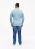 Baumwollpullover mit Logo-Stickerei