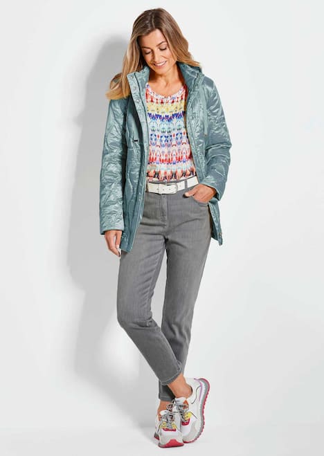 Herbstjacke Damen mit welliger Steppung im sportlichen Look