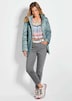 Herbstjacke Damen mit welliger Steppung im sportlichen Look