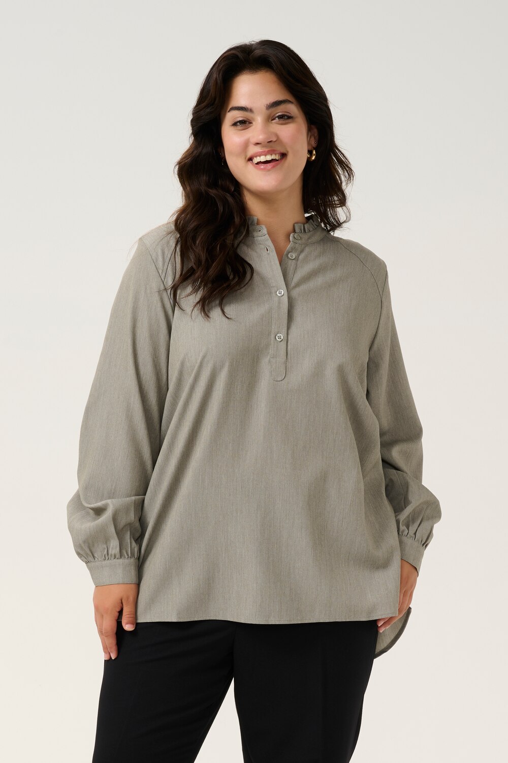 Langarm-Bluse Loose fit