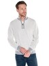 Herren Sweatshirt Stehbund , Hellgrau