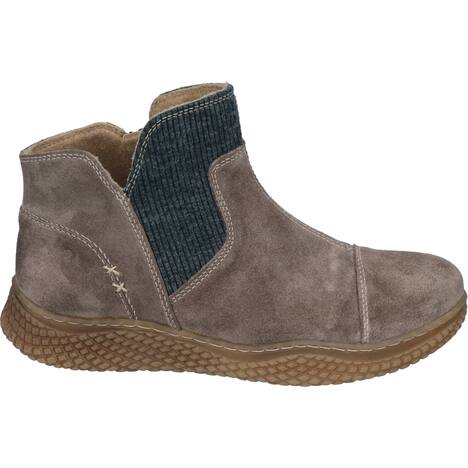 Damen Stiefelette Amelie 08, grau-kombi