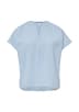 Doubleface-Bluse mit Raffung