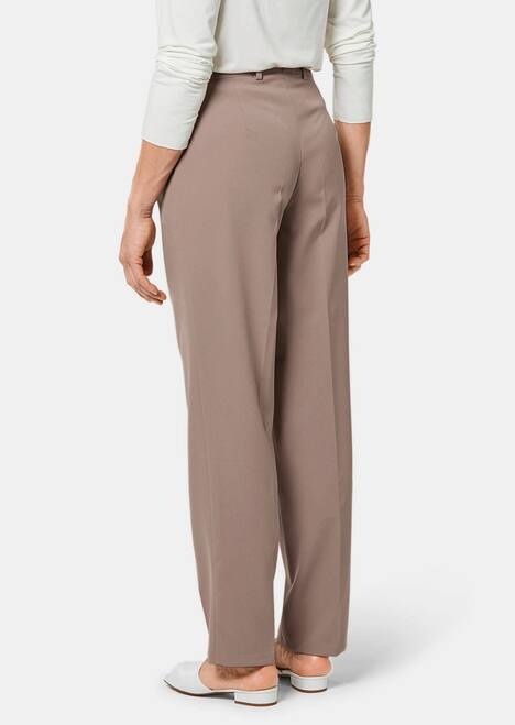 GOLDNER Broek Broek met riemlusjes van onderhoudsvriendelijk materiaal