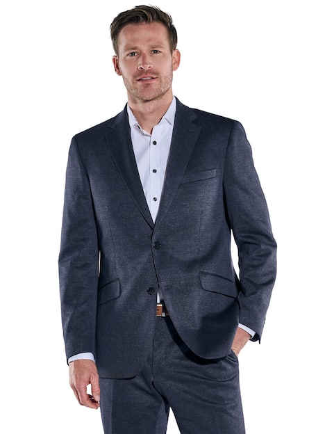 engbers Herren Anzug-Sakko dezent gemustert , Saphirblau
