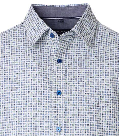 Freizeithemd Kurzarm uni Casual Fit