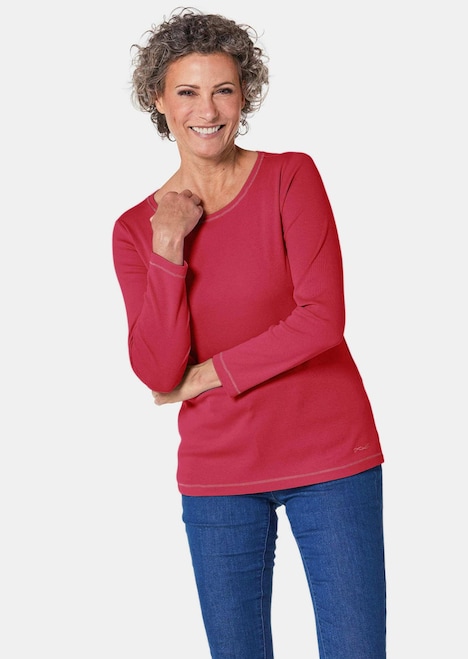 Basic T-Shirt aus reiner Baumwolle