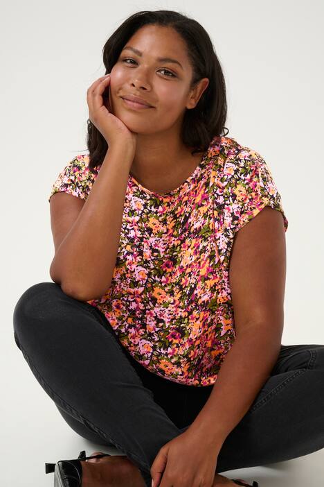 Kurzarm-Bluse Loose fit