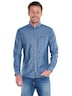 Herren Hemd uni , Saphirblau