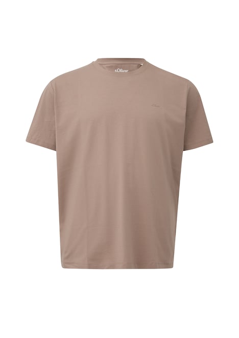 Baumwoll-T-Shirt mit Logo-Print