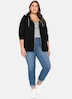 Kapuzensweatjacke Langarm Uni Mit Kapuze