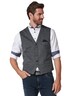 engbers Herren Sakko-Weste slim fit , Grau