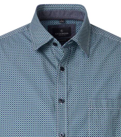 Freizeithemd Kurzarm Print Comfort Fit