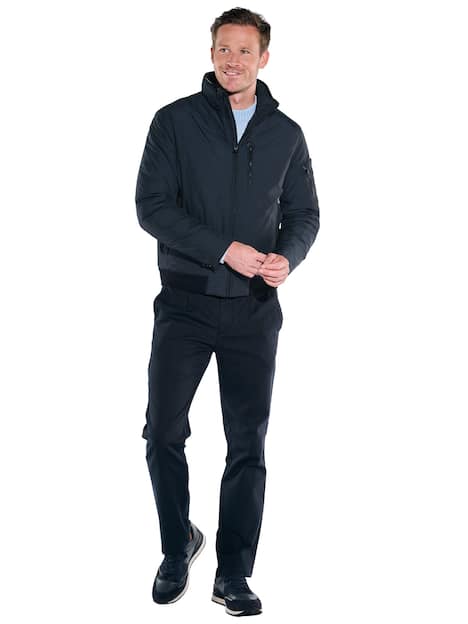 engbers Herren Jacke dezent glänzend , Saphirblau