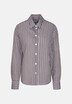 Damen Ausgestellte Bluse - Gestreift