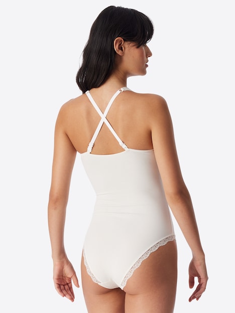 Schiesser Damen Body Unique Cotton off-white